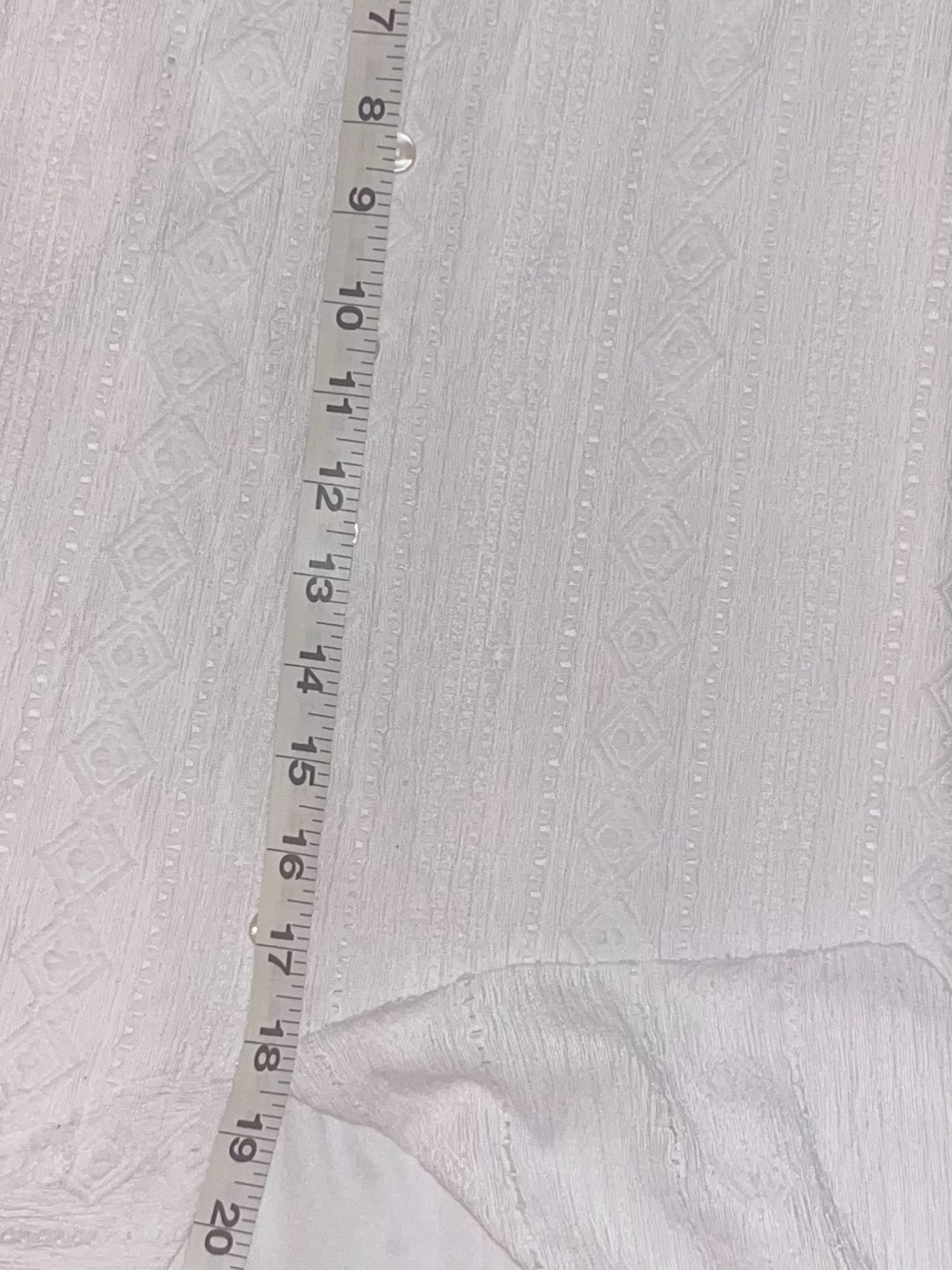 White Button-Front High-Low Skirt - Picture 6 of 6